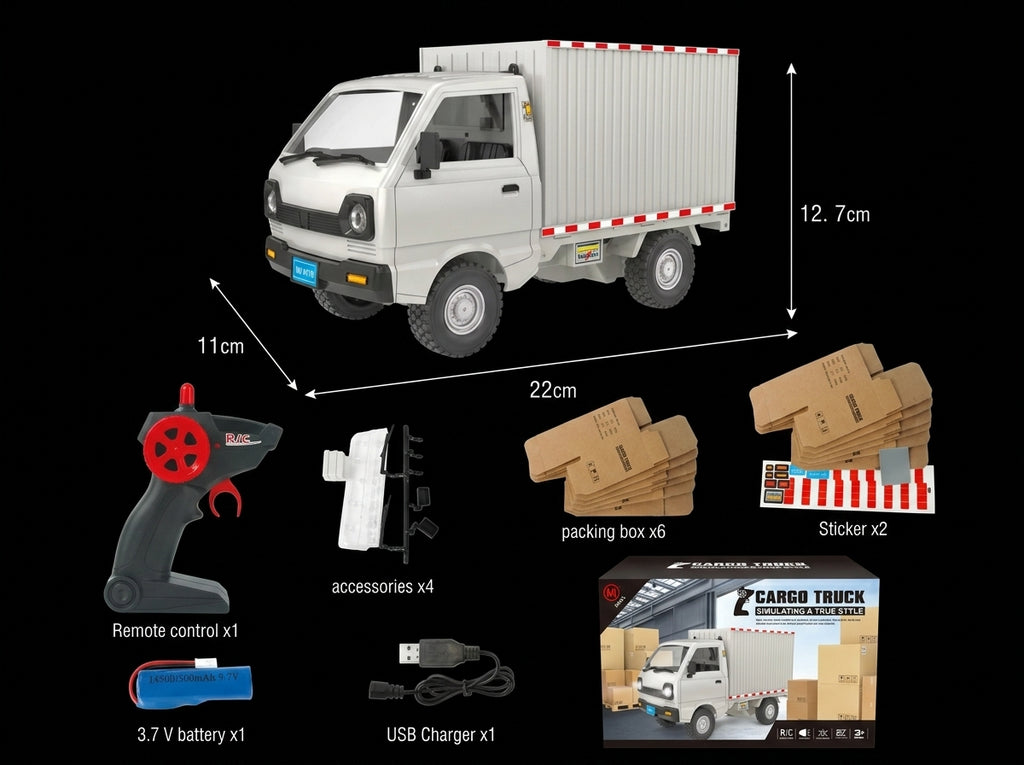 Cargo Truck RC escala 1/16